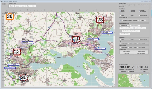 C3Rescue Manager User Interface